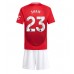 Manchester United Luke Shaw #23 Dětské Oblečení Domácí Dres 2024-25 Krátkým Rukávem (+ trenýrky)